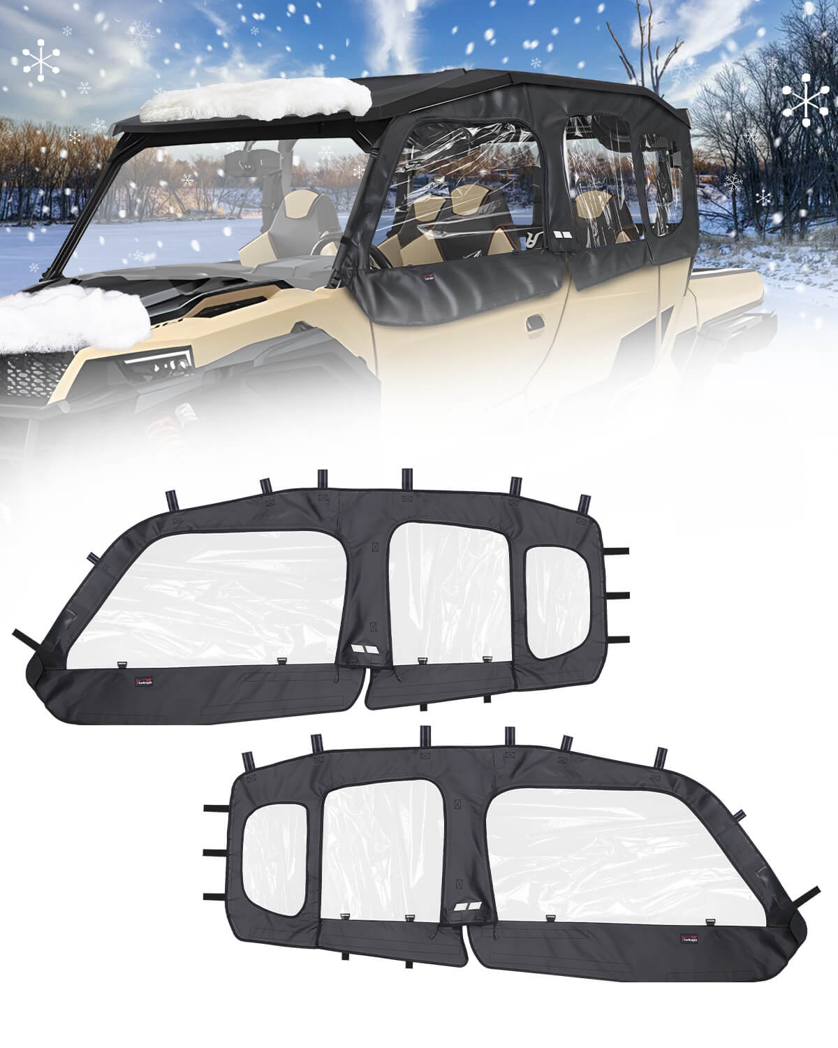 Polaris General 4 1000/XP 4 1000 Soft Cab Enclosure – StarknightMT