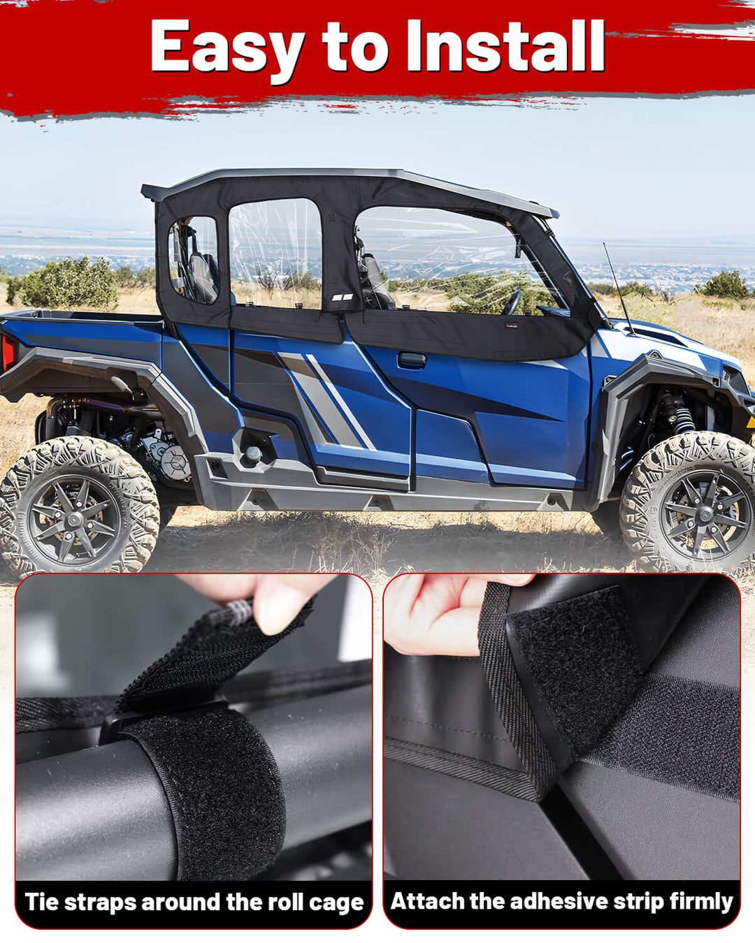 StarknightMT General XP 4 1000 soft cab enclosure easy to install