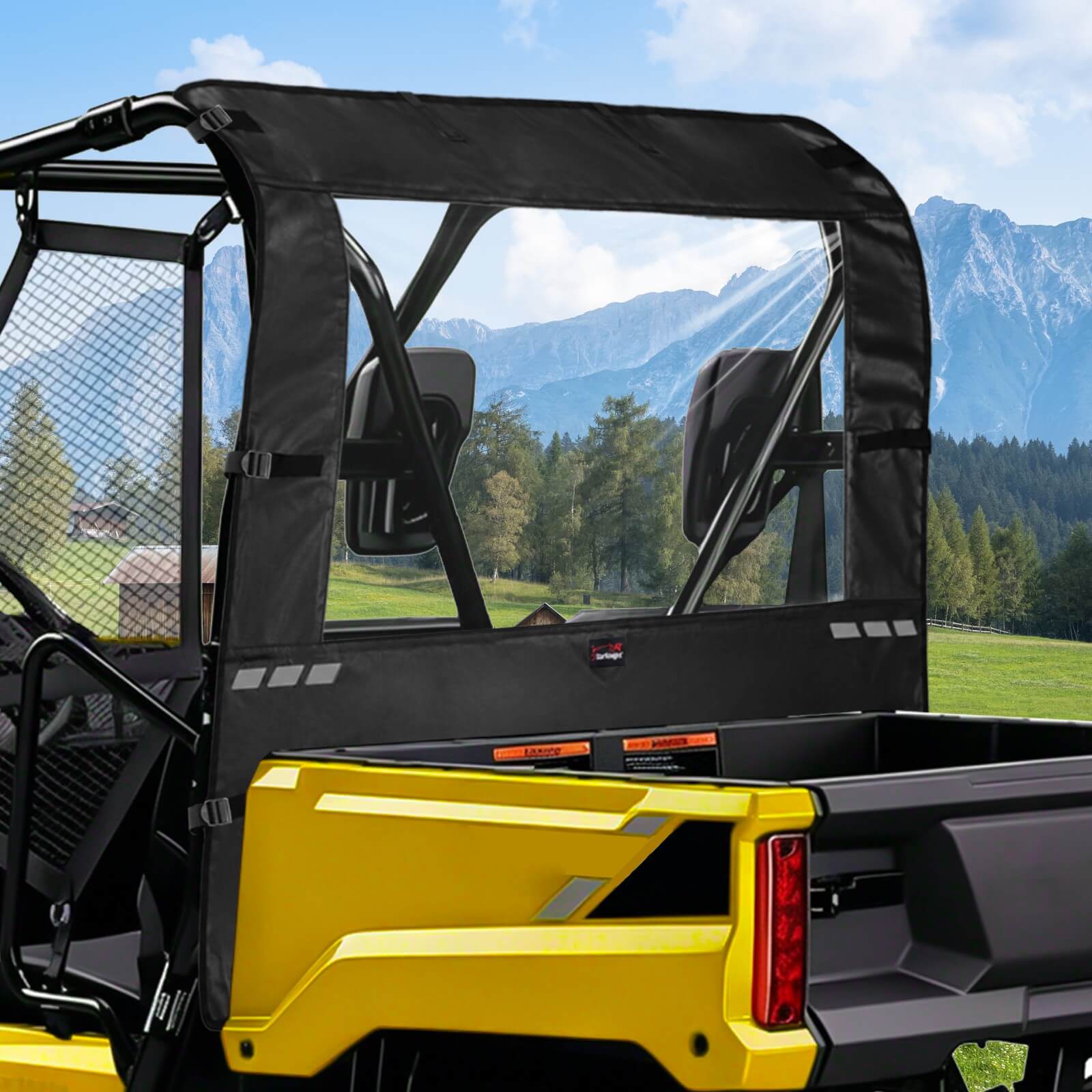 StarknightMT Honda Pioneer 520 Rear Soft Windshield