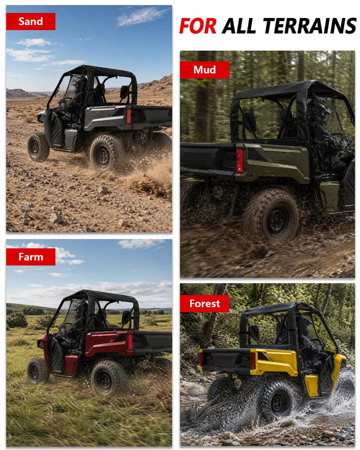 Honda Pioneer 520 Rear Soft Windshield for all terrains