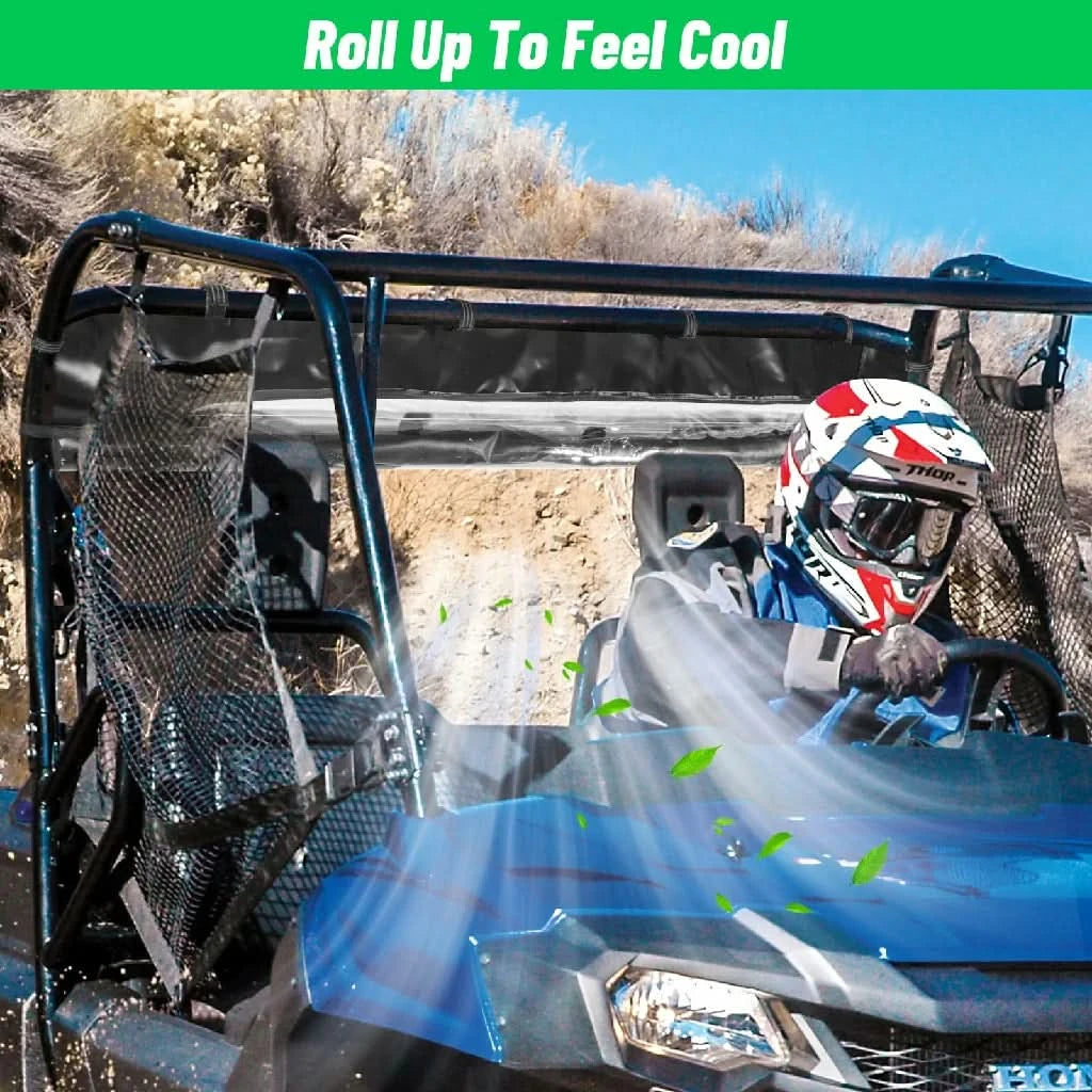 pioner 1000 mid-panel window roll up to feel cool