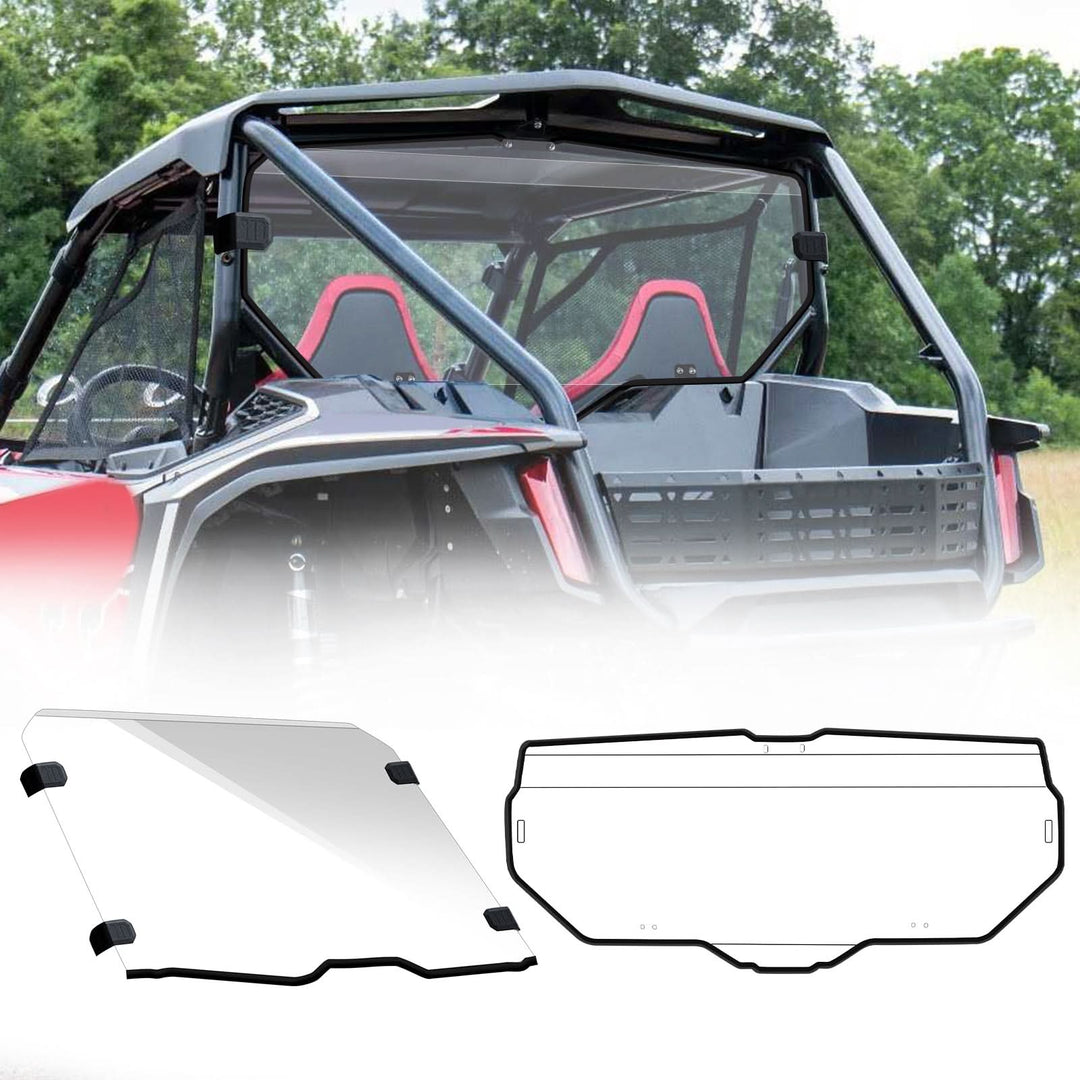 StarknightMT Honda Talon 1000R/X Front & Rear Windshield