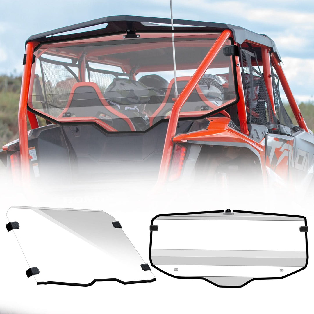 StarknightMT Honda Talon 1000X-4 Front & Rear Windshield