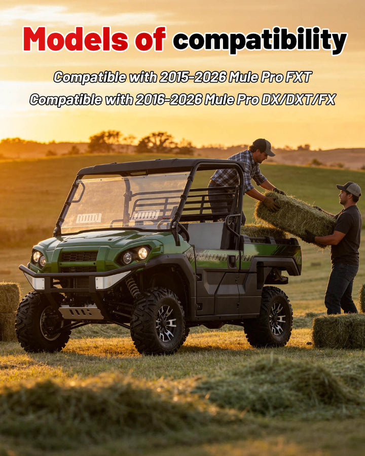 StarknightMT Kawasaki Pro FXT Vented Windshield Fitment
