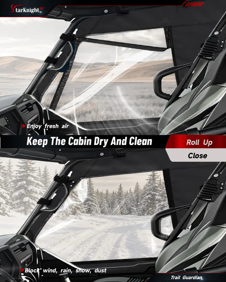 Kawasaki Teryx 4 800 Soft Cab Enclosure keep cabin dry and clean