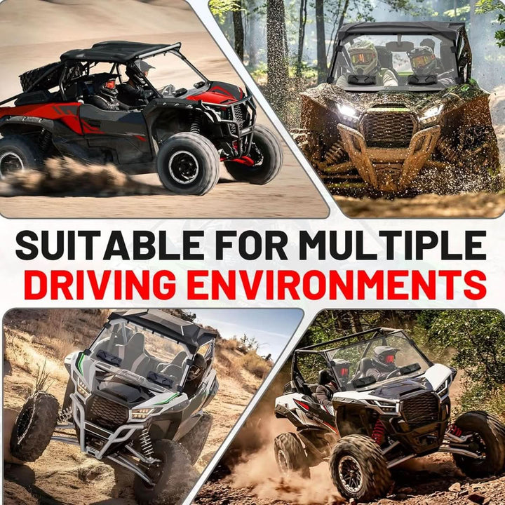 teryx krx 1000 vented windshield suitable for driving environments