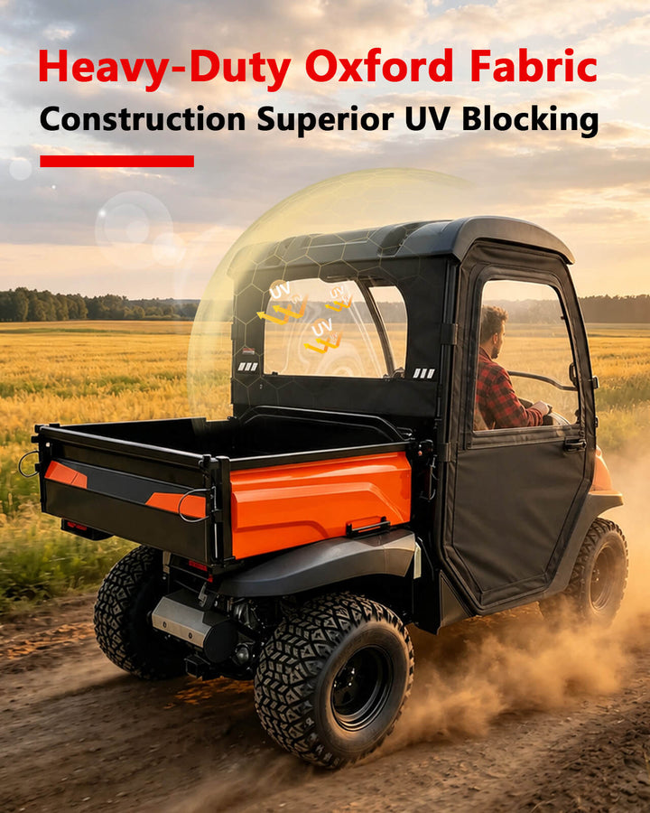 Kubota RTV 400/500/520 Soft Rear Windshield Material