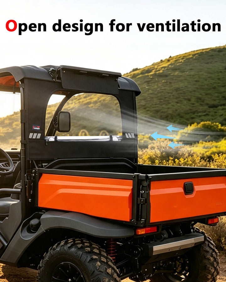 Kubota RTV 400/500/520 Soft Rear Windshield Ventilation