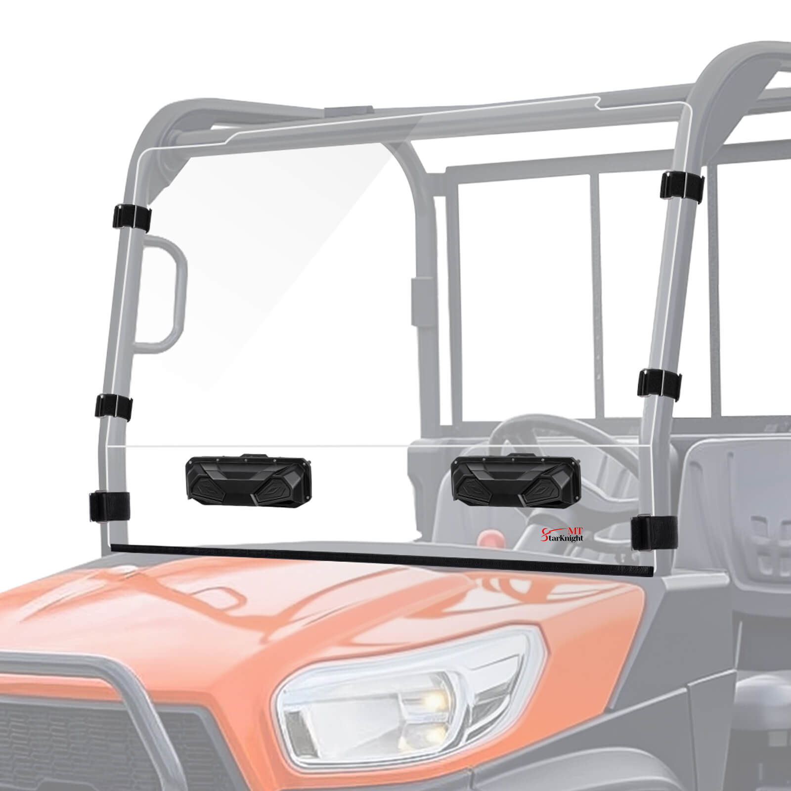 StarknightMT Kubota RTV X900 vented windshield