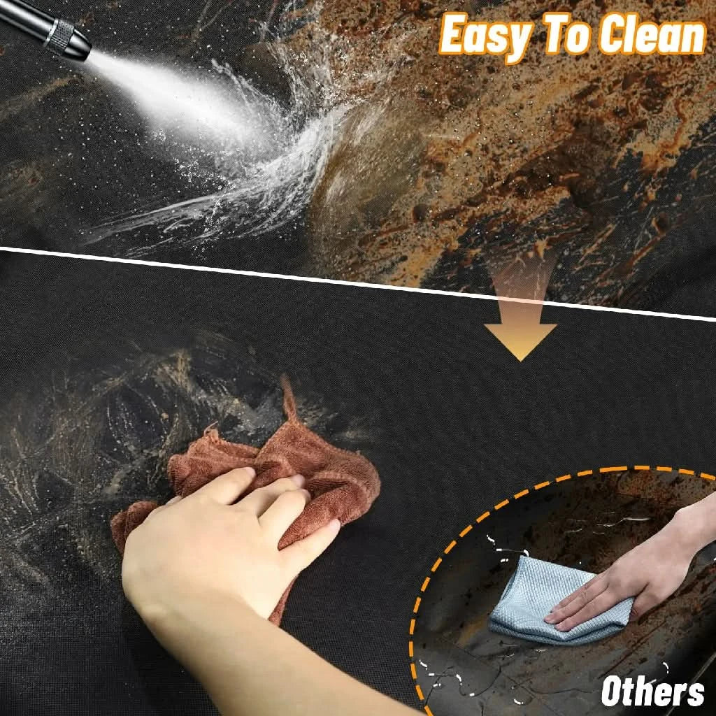 easy to clean the kubota RTV x1120D black seat covers