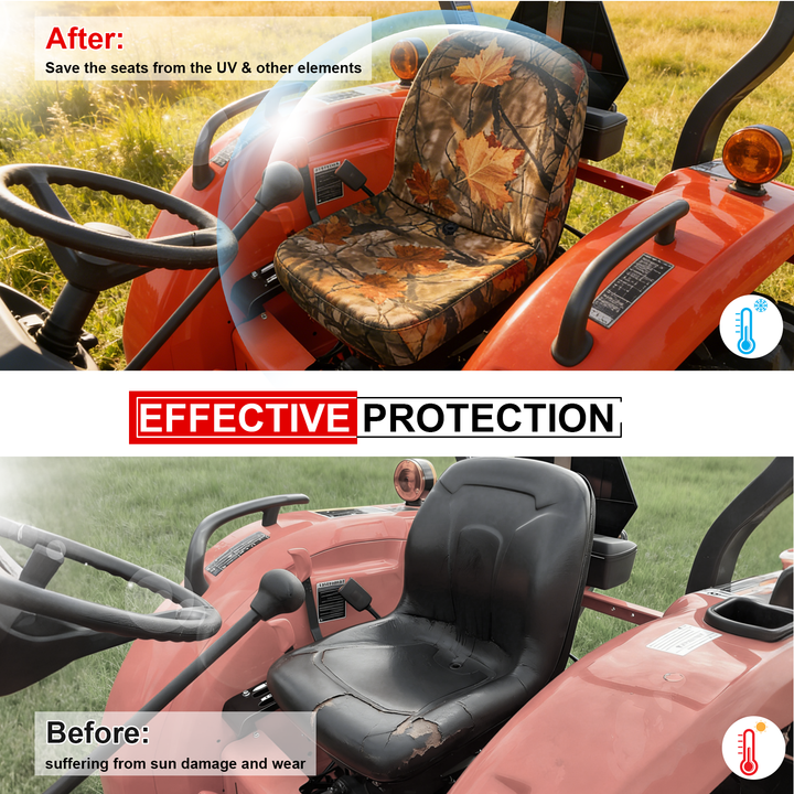 StarknightMT Kubota Tractor Camo Seat Cover  effective protection