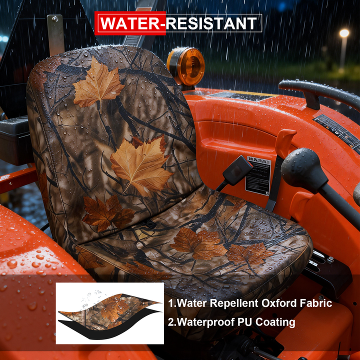 StarknightMT Kubota Tractor Camo Seat Cover  water-resistant