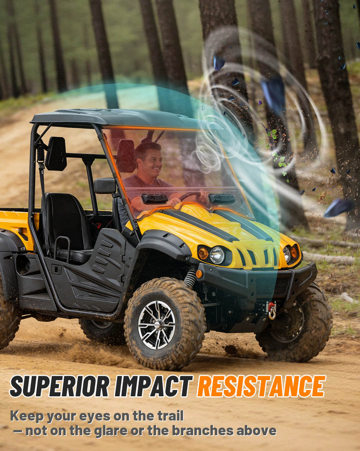 StarknightMT Massimo MSU Vented Windshield Impact resistance