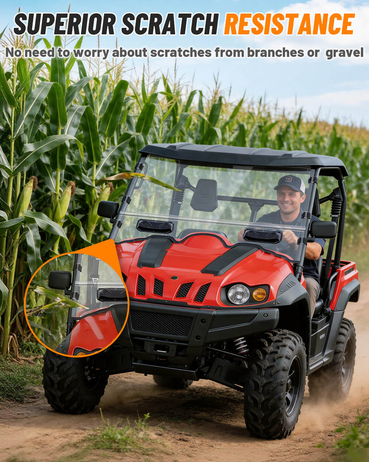 StarknightMT Massimo MSU Vented Windshield Scratch resistance