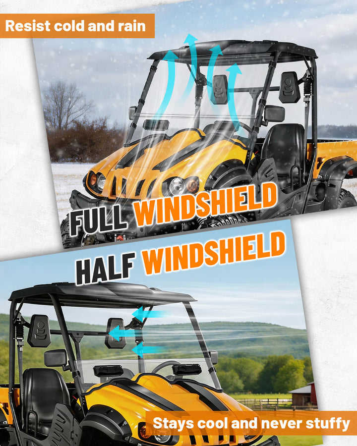 StarknightMT Massimo MSU Vented Windshield Airflow control