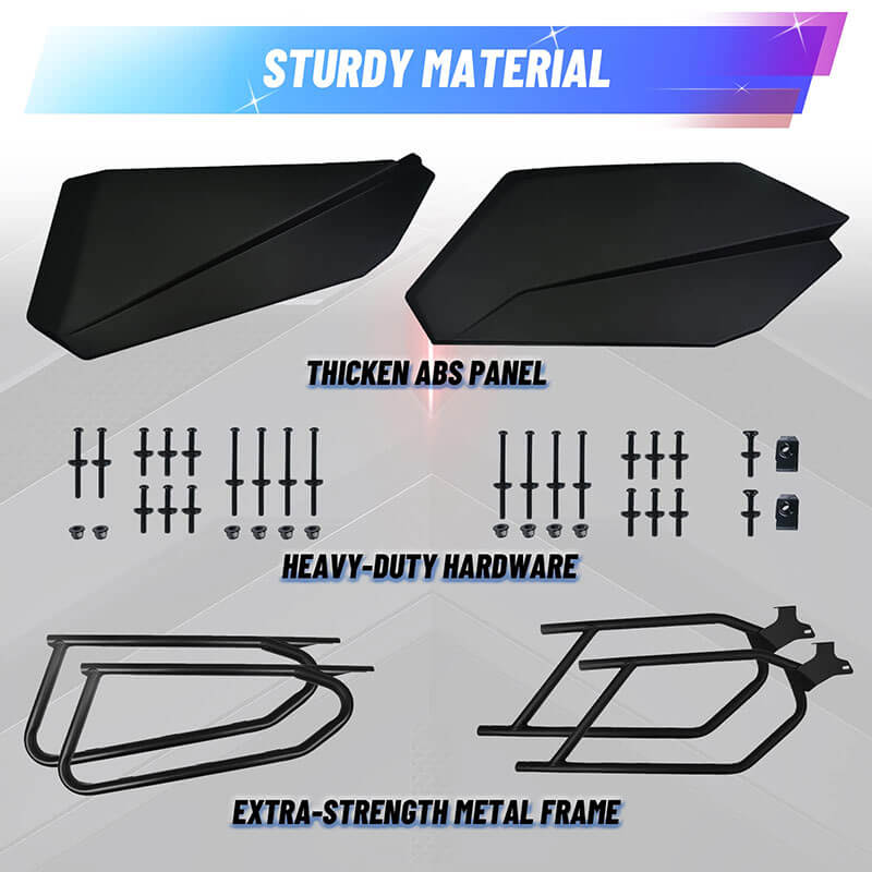 sturdy material of the maverick x3 max lower door panel