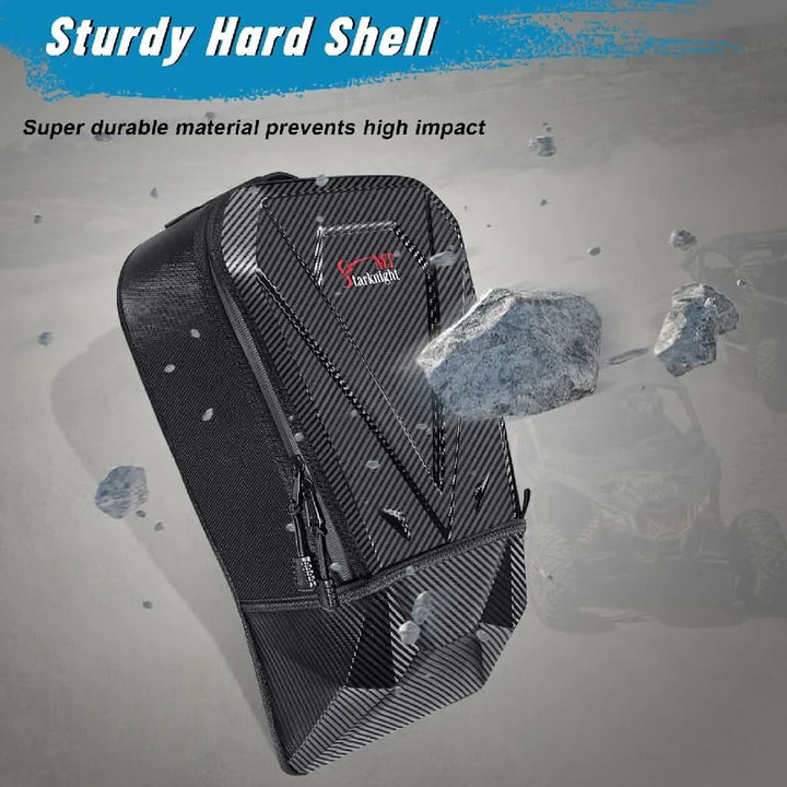 sturdy hard shell of Can-Am x3 center bag 