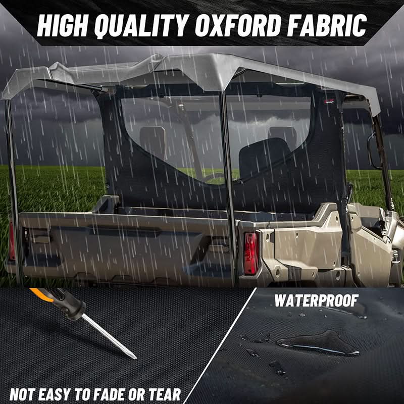 high quality meterial of the pioneer rear windshield