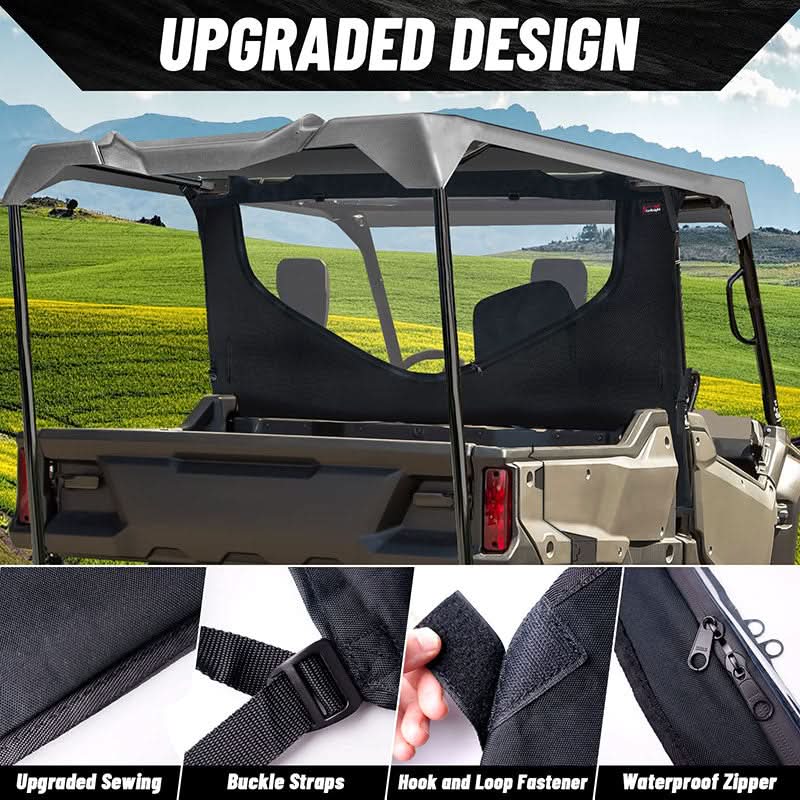 upgraded design for the pioneer rear window
