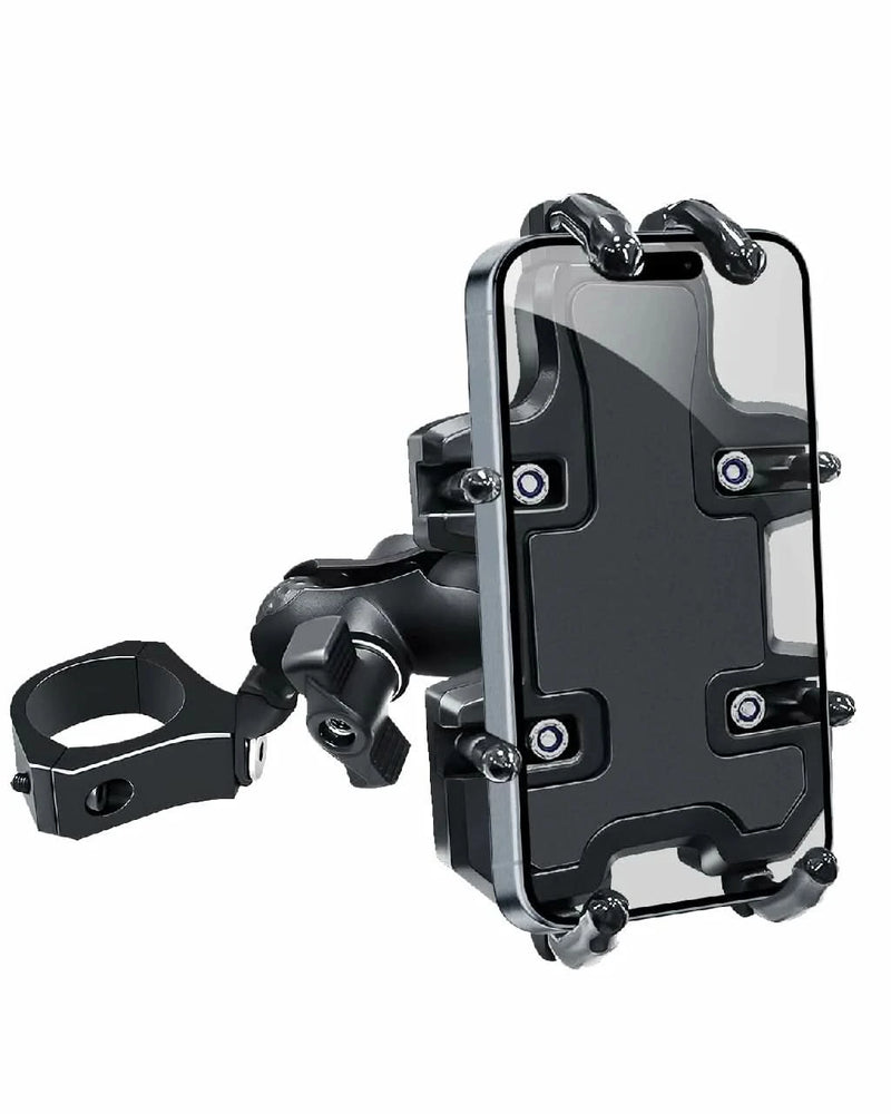 Heavy Duty Phone Holder Fits 1.75"-2" Round Tube (Black)