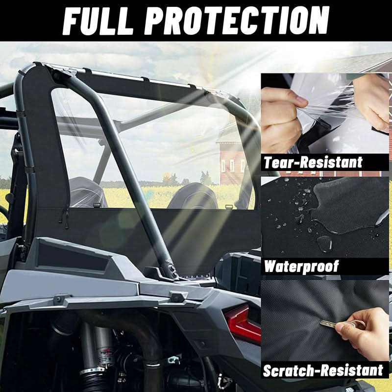 Polaris RZR XP 1000 Soft Rear Windshield – StarknightMT