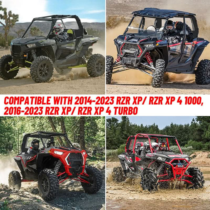 fitment of the polairs rzr xp soft windshield