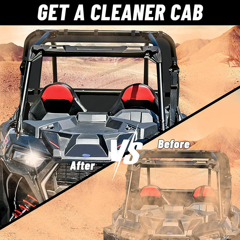 use the rzr soft window get cleaner cab