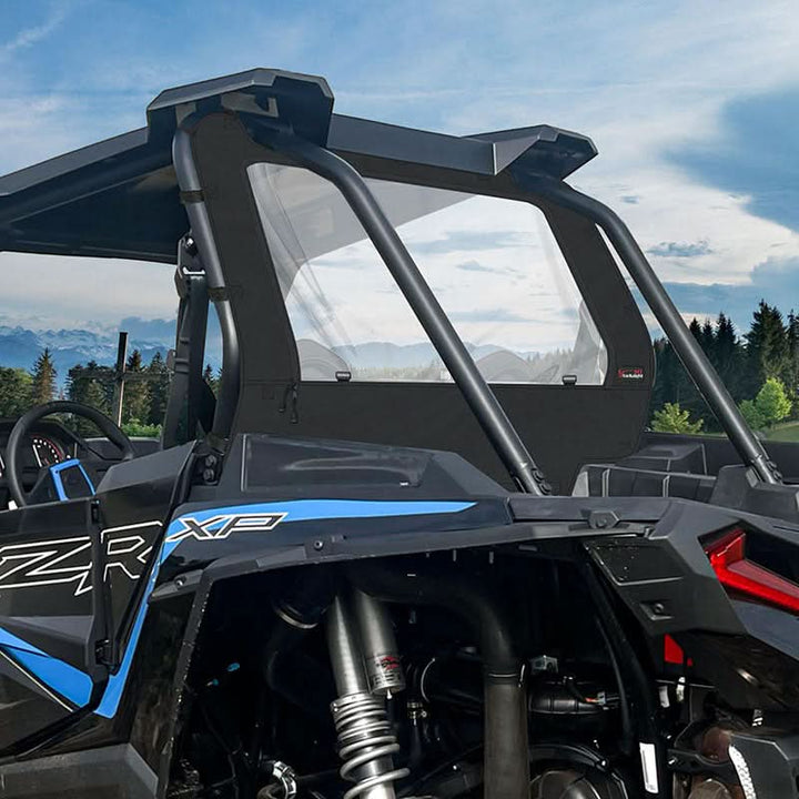 polaris rzr xp rear soft window show
