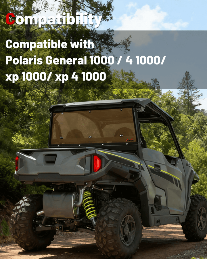 StarknightMT General 1000/XP/4 Tinted Rear Windshield compatibility