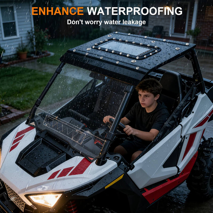 StarknightMT Polaris RZR 200 Aluminum Roof Waterproof