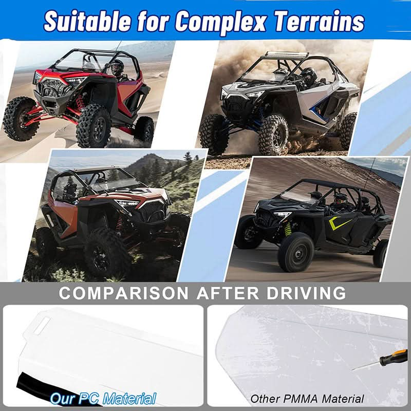 rzr pro  half window suitable for complex terrains