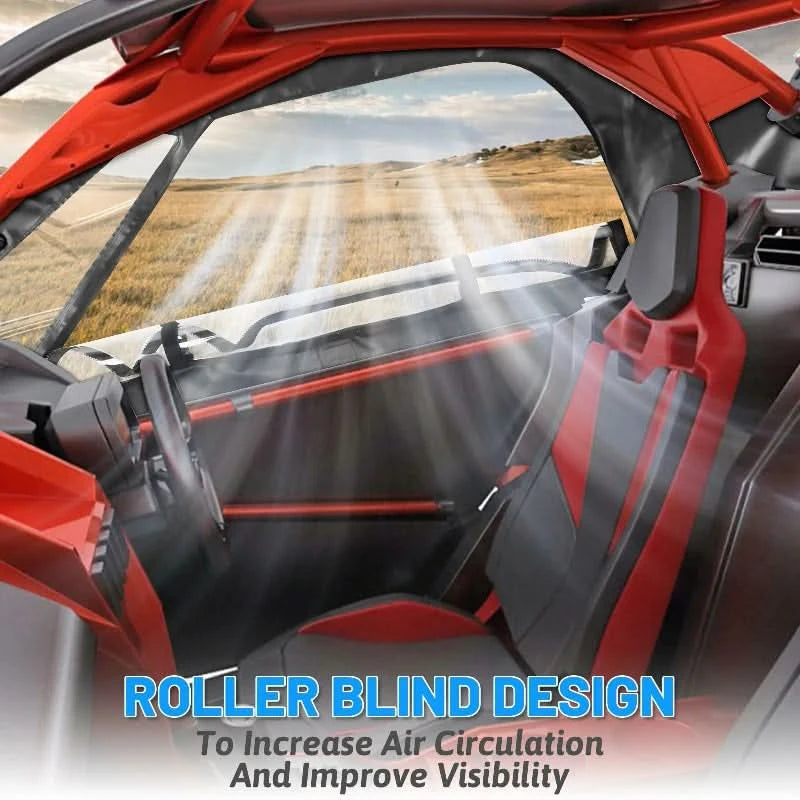 roller blind design for rzr pro xp upper doors