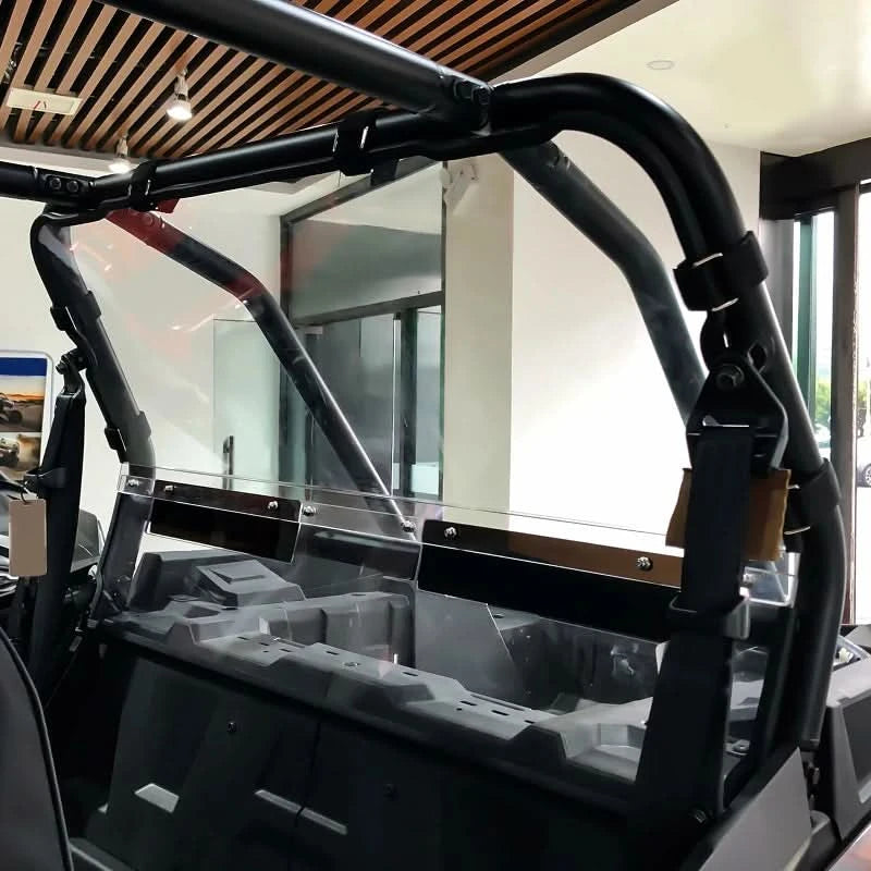 polaris  RZR XP rear windshield show