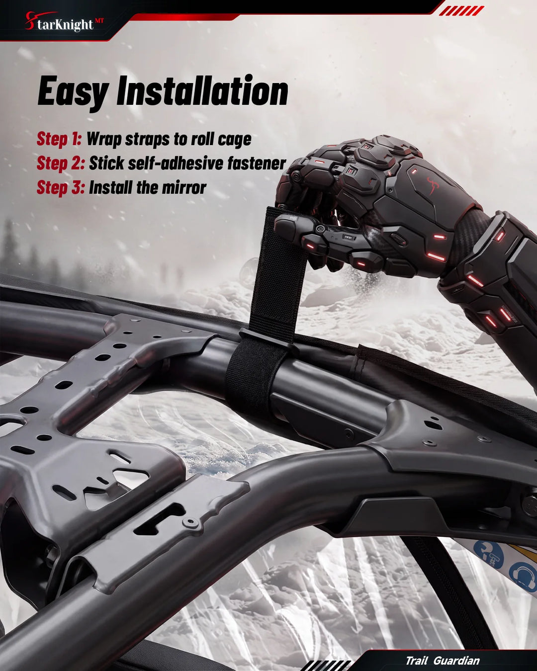Polaris RZR XP 1000 Soft upper doors easy installation