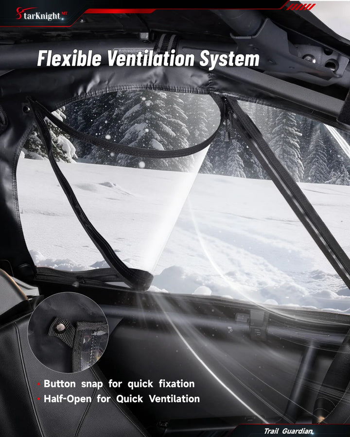 Polaris RZR XP 1000 Soft upper doors ventilation system