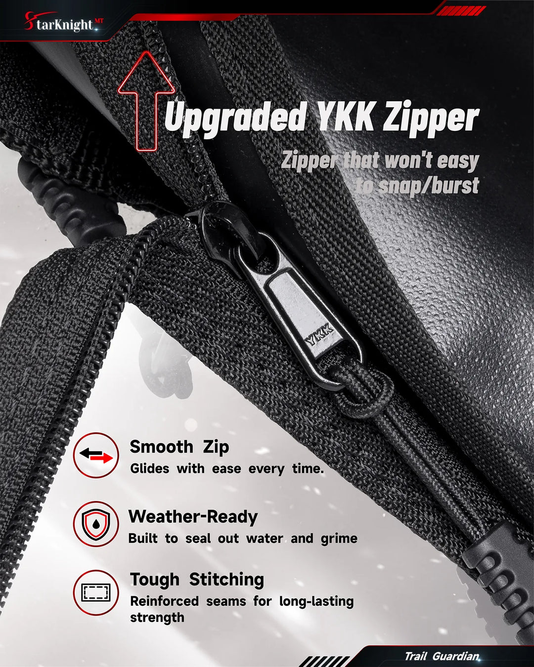 StarknightMT Polaris RZR XP 4 1000 Soft cab enclosure Upgraded Zipper