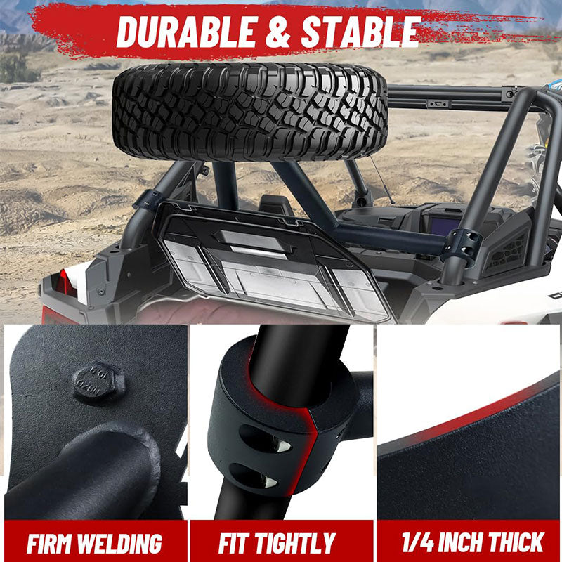 features of the rzr xp spare tire carrier