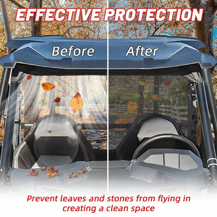 before and after effect install the rzr window net 