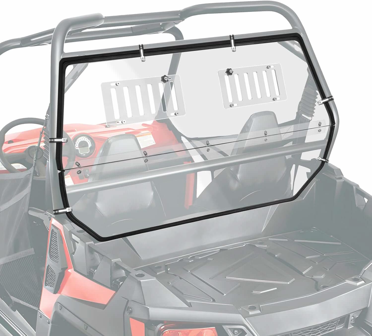 Polaris RZR vented rear windshield