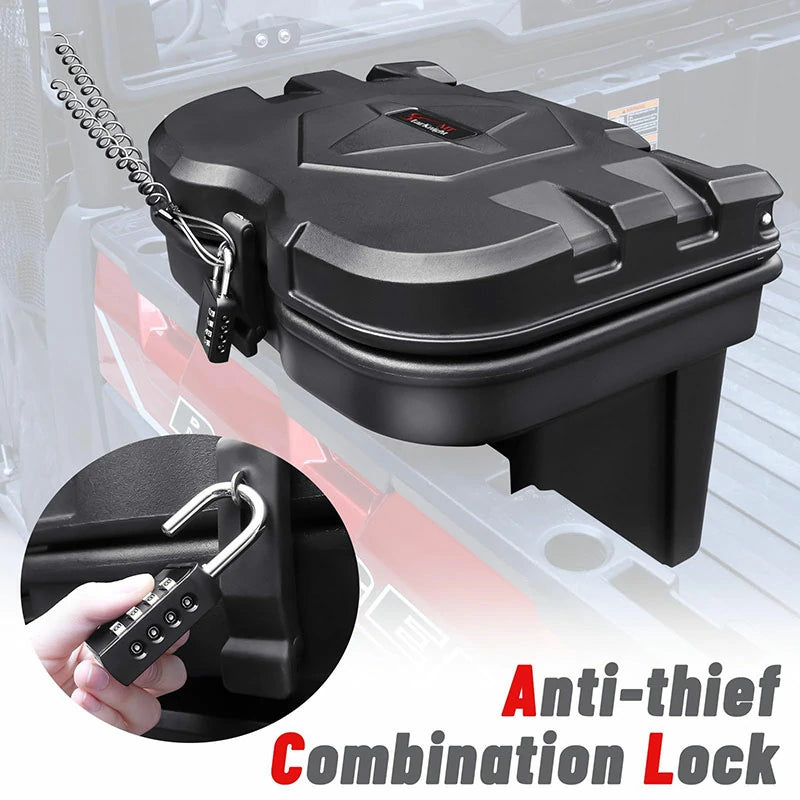 combination lock of the polaris ranger box