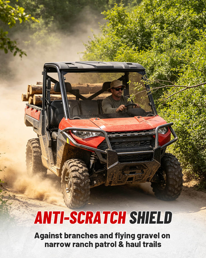Polaris Ranger 1000 Tinted Front Windshield anti-scratch