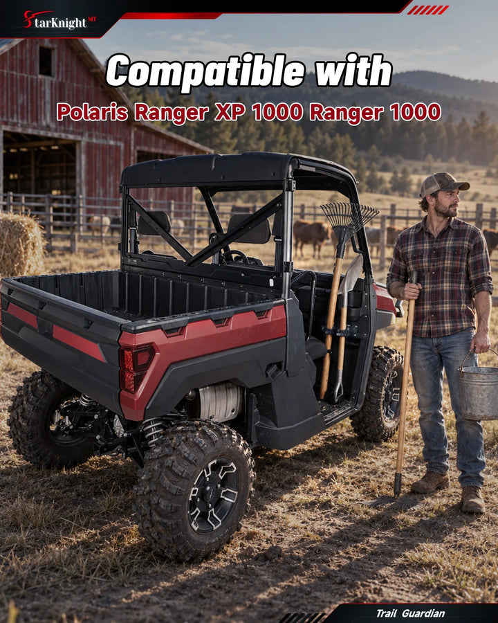 Polaris Ranger XP 1000 Under-Seat Gear Rack  fitment