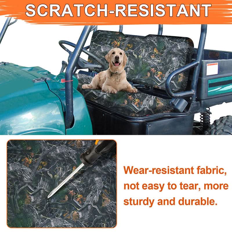 Polaris Ranger Full Size Back & Seat Cover Set – Black, For 500 700 800 (Covers Only) By Quad Logic