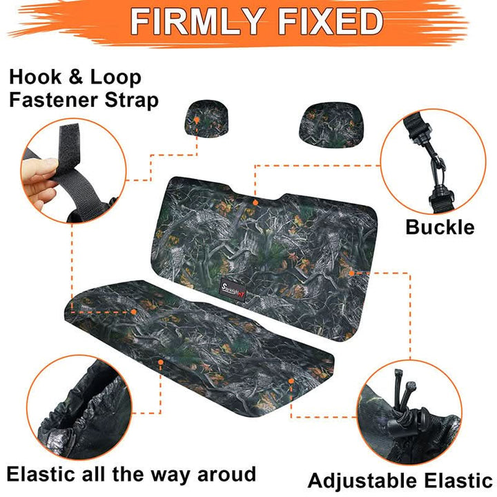 details of the ranger 700 camo seat cover
