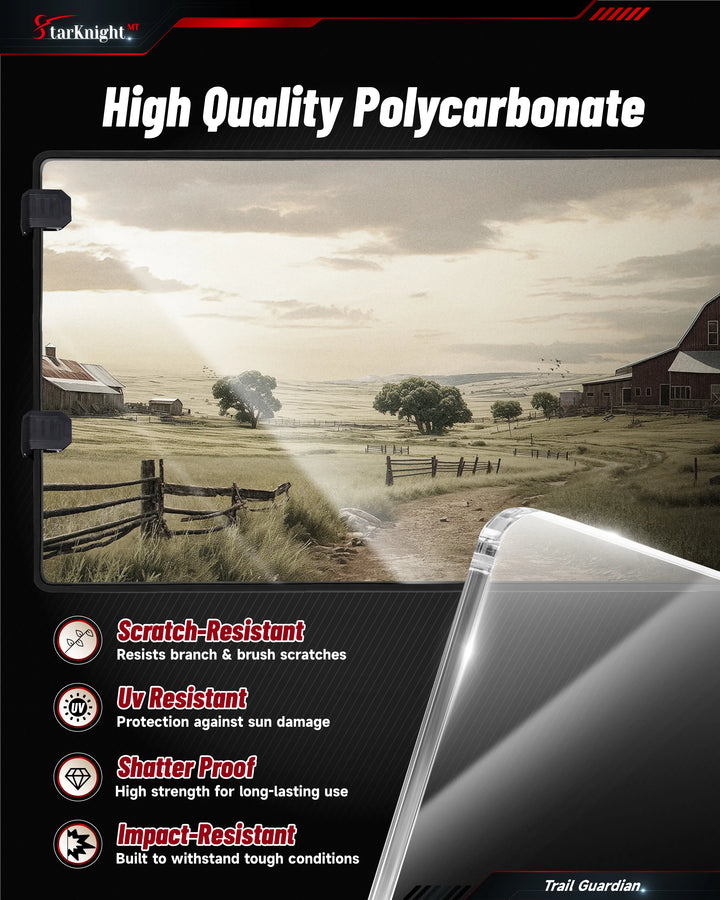 Polaris Ranger 500 Full Windshield (2026+) pc material