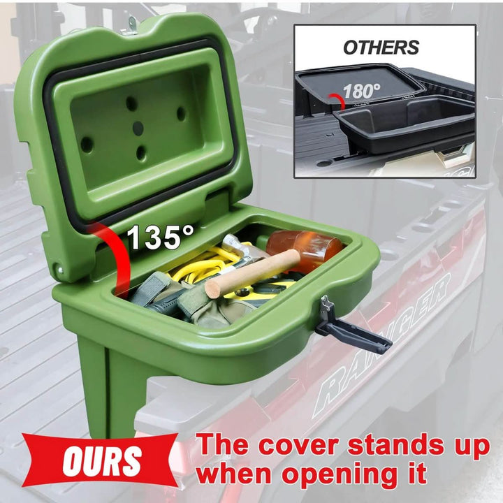 polaris ranger cover stands up when opening it