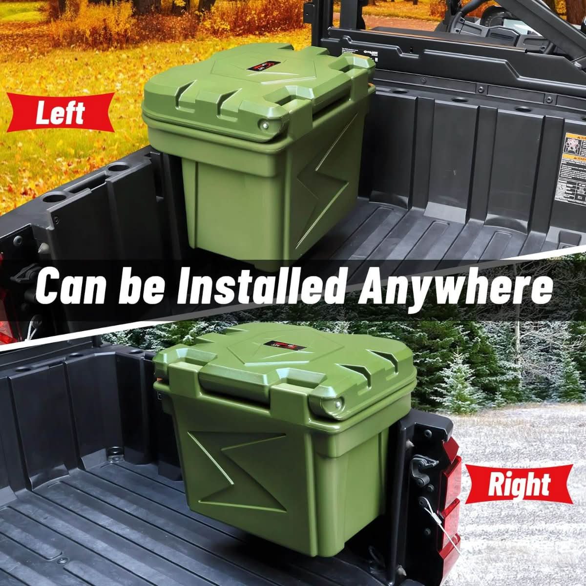 starknightmt polaris ranger cargo tool box can be installed anywhere