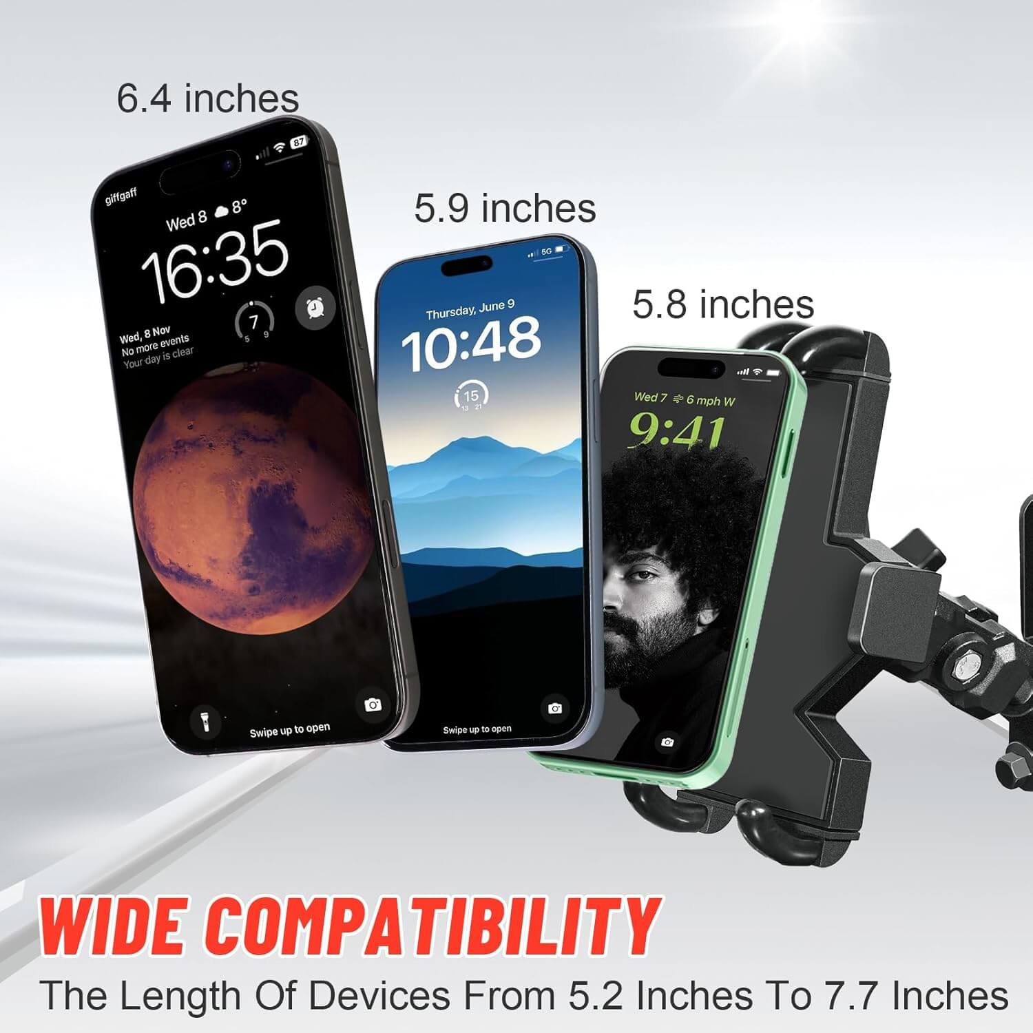 Polaris Ranger XP 1000 Phone Holder wide compatibility