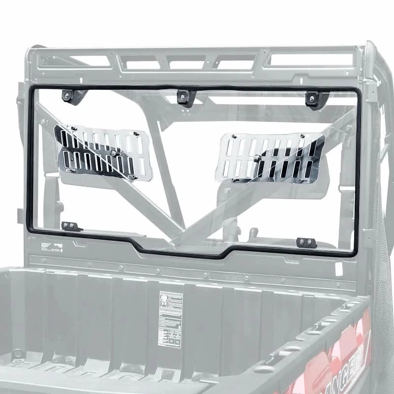 polaris ranger 1000 vented rear windshield 