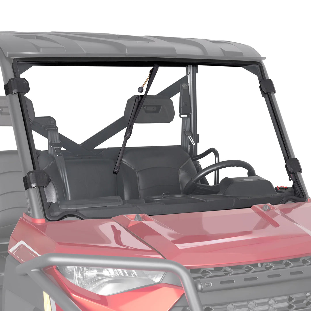 Polaris Ranger XP 1000 full windshield with manual wiper